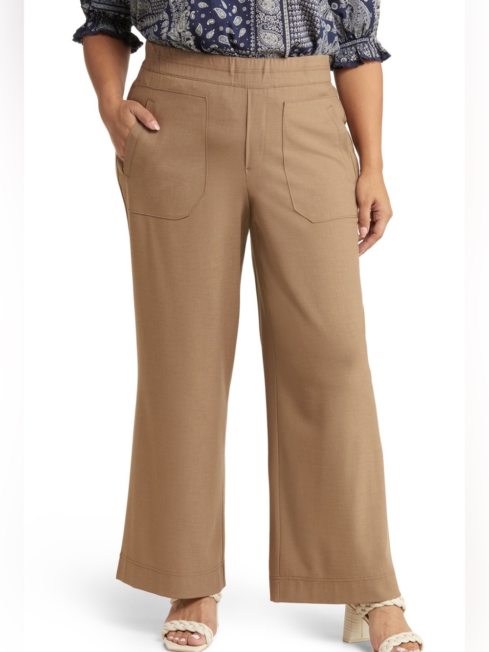 Wit & Wisdom Wide-Leg Pull-On Pants